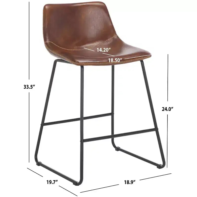 Sgabello da bancone moderno imbottito – Elegante sgabello da bar per cucina e isola