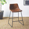 Sgabello da bancone moderno imbottito – Elegante sgabello da bar per cucina e isola