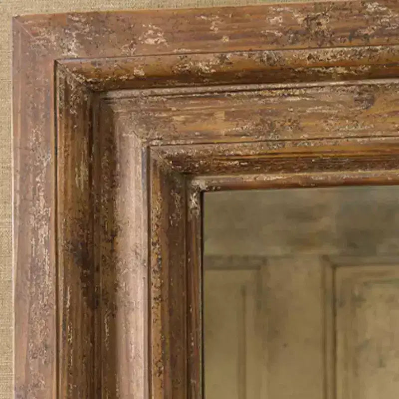 Specchio da parete rustico in stile rustico – Cornice in metallo, 50x50 cm, stile country