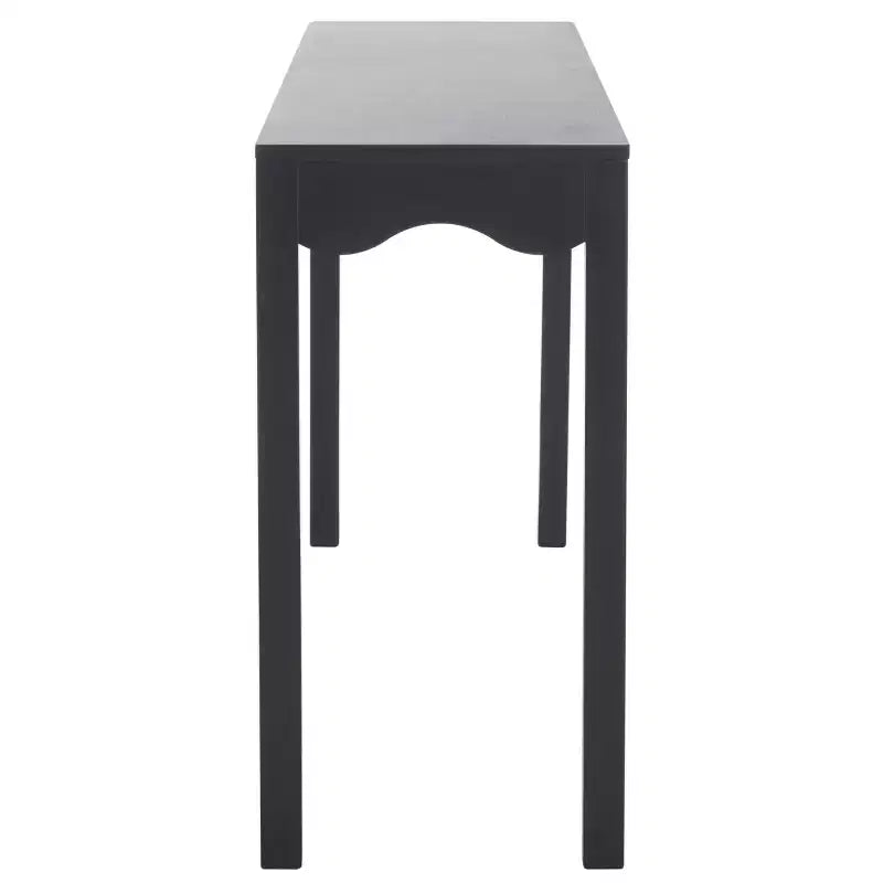 Console ondulata – Finitura naturale da 160 cm, pino e MDF, gambe a forcina, capacità 18 kg