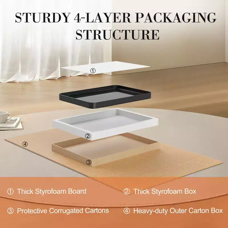 Specchio Rettangolare da Bagno – Montaggio a Parete, 76x56 cm, Cornice in Alluminio