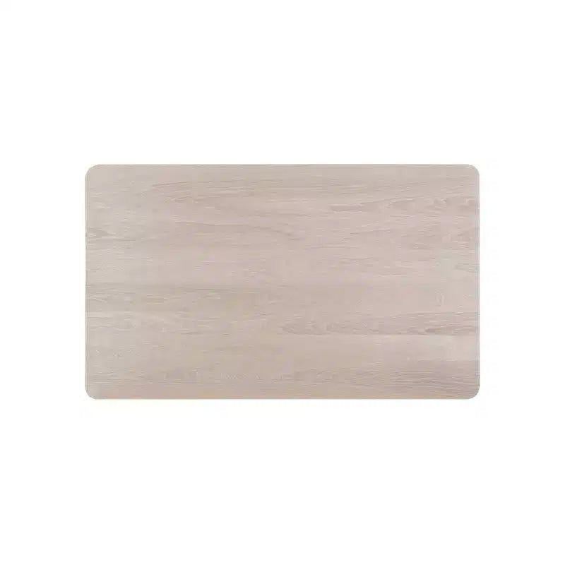Tavolo da pranzo Mid-Century Modern in legno, altezza bancone – Frassino Bianco, 6 posti a sedere