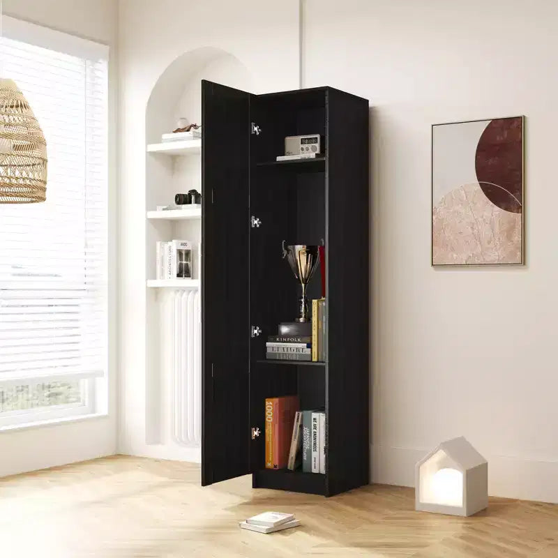 Mobile contenitore impilabile alto a 3 livelli con ripiani regolabili – Altezza 180 cm