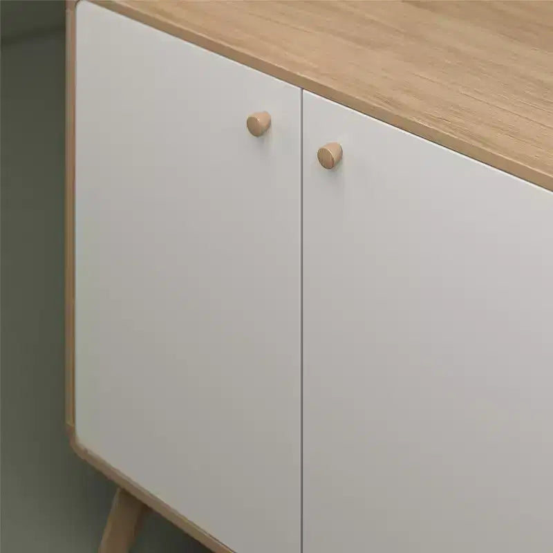 Mobile Credenza a 2 ante stile scandinavo – Credenza Buffet Contenitore