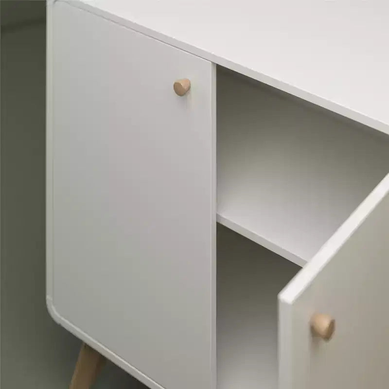 Mobile Credenza a 2 ante stile scandinavo – Credenza Buffet Contenitore