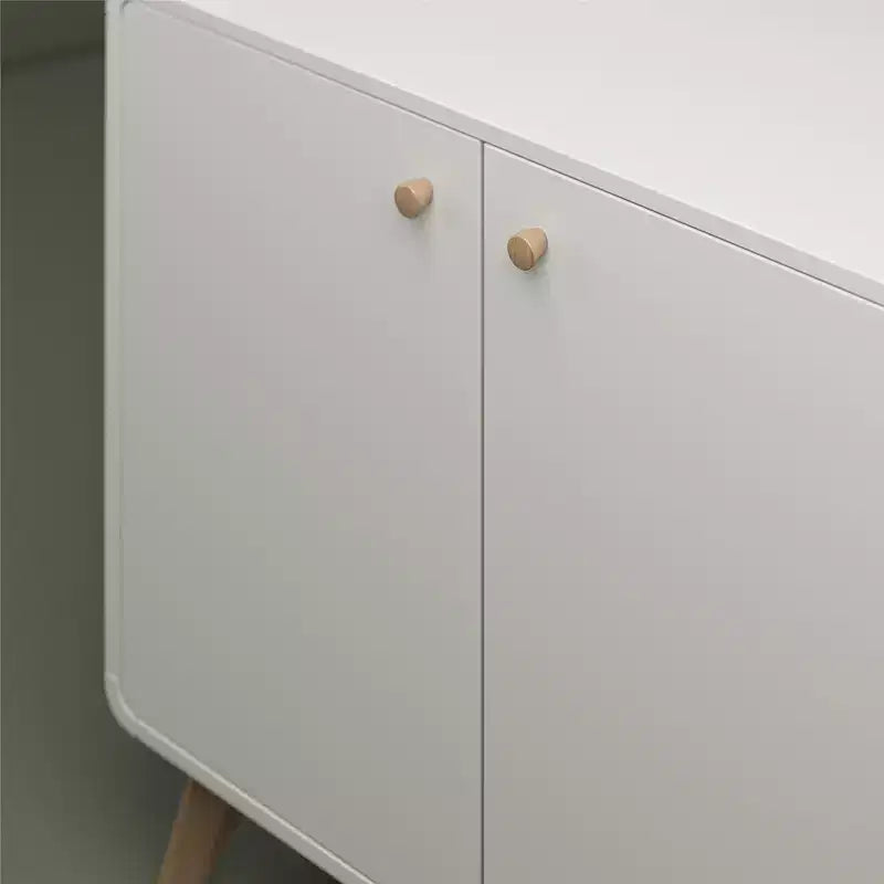 Mobile Credenza a 2 ante stile scandinavo – Credenza Buffet Contenitore