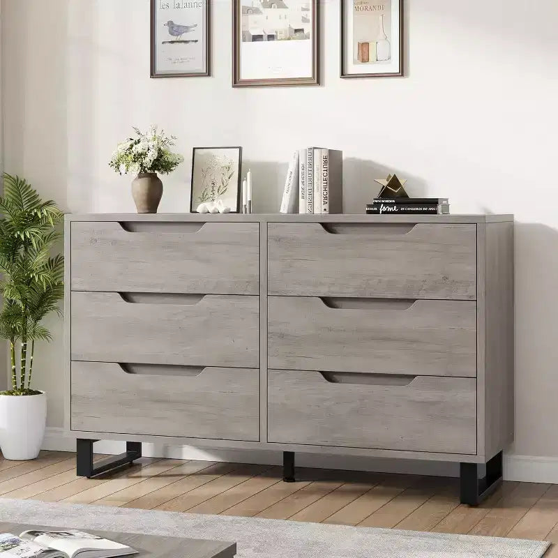 Cassettiera a 6 cassetti – Organizzazione Versatile per Camera da Letto, Soggiorno e Altro Ancorap
