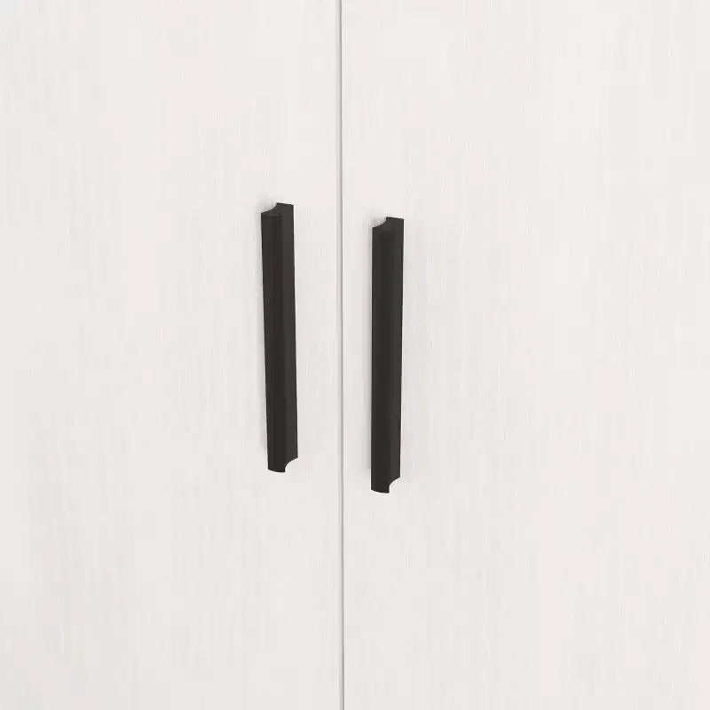 Scarpiera con Scaffale a 4 Livelli e 1 Cassetto – Mobile Contenitore in Legno Autoportante