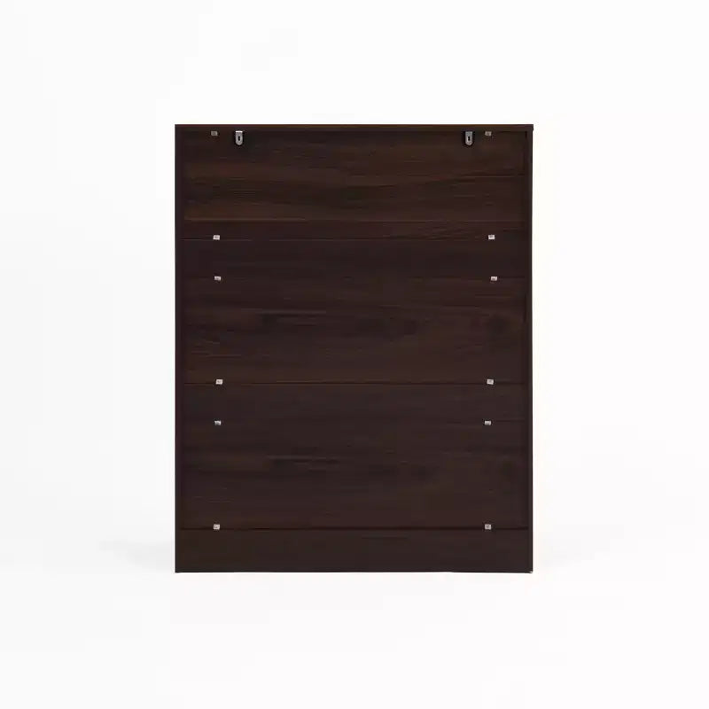 Scarpiera con Scaffale a 4 Livelli e 1 Cassetto – Mobile Contenitore in Legno Autoportante