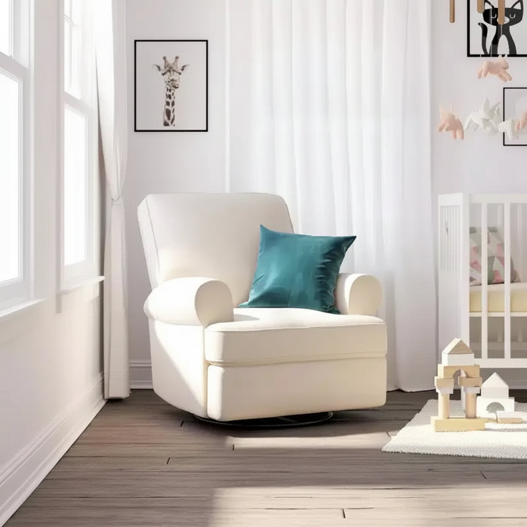 Baby Relax Tiana Nursery Swivel Glider Recliner Chair