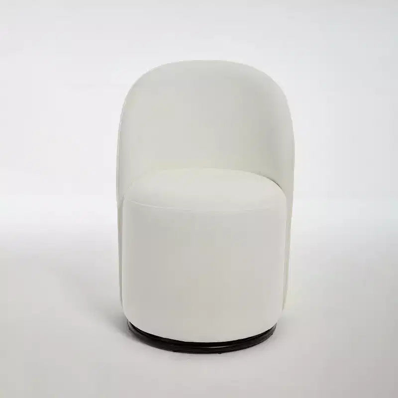 Sedie da pranzo a barile girevoli a 360° in velluto – Imbottite con cuscini spessi