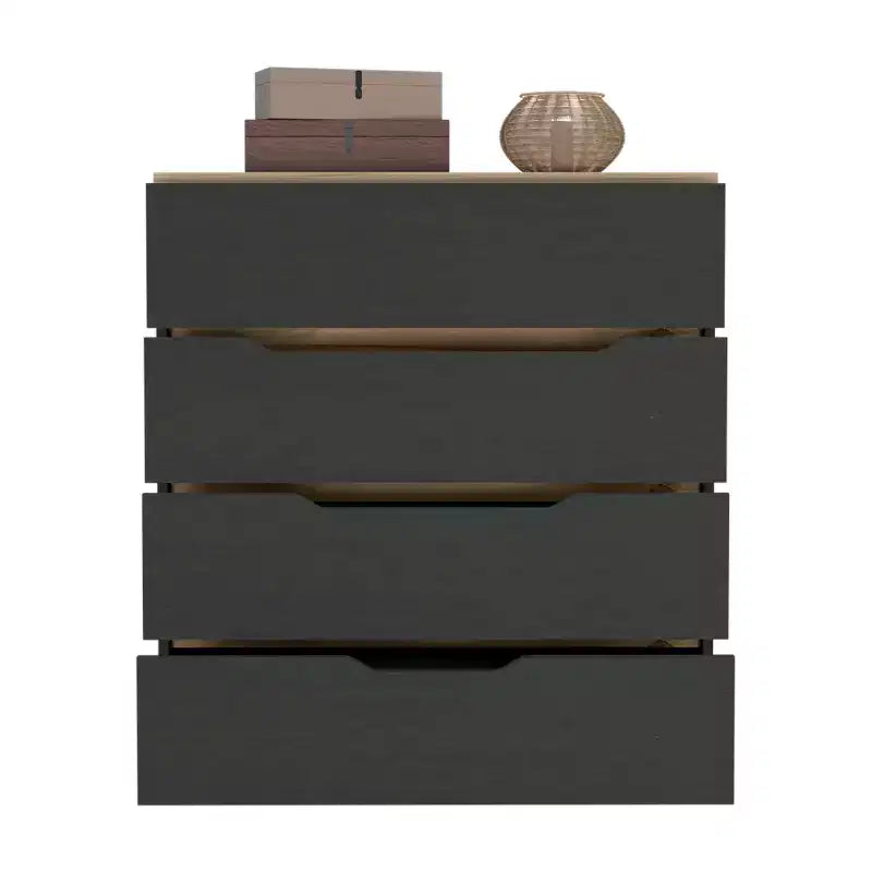Cassettiera a 4 cassetti con ampi cassetti – Legno Composito Robusto, Organizzazione Versatile