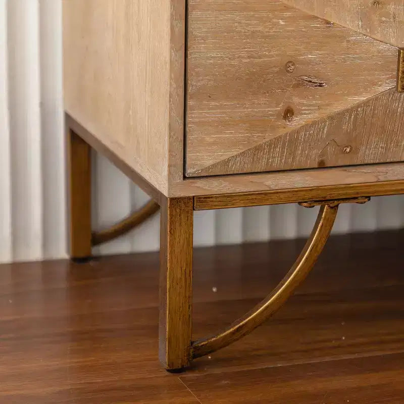 Comò e Cassettiera a 6 Cassetti in Legno Chiaro – Design Moderno con Cassetti a Scorrimento Fluido