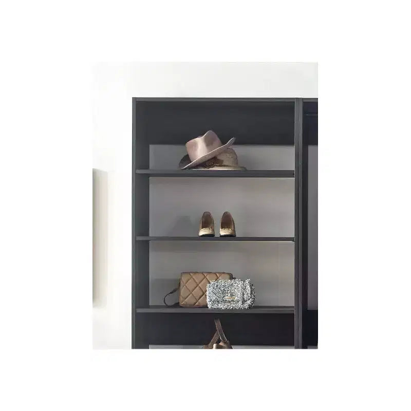 Sistema armadio modulare walk-in autoportante in legno – 210 cm di altezza, grigio o rovere