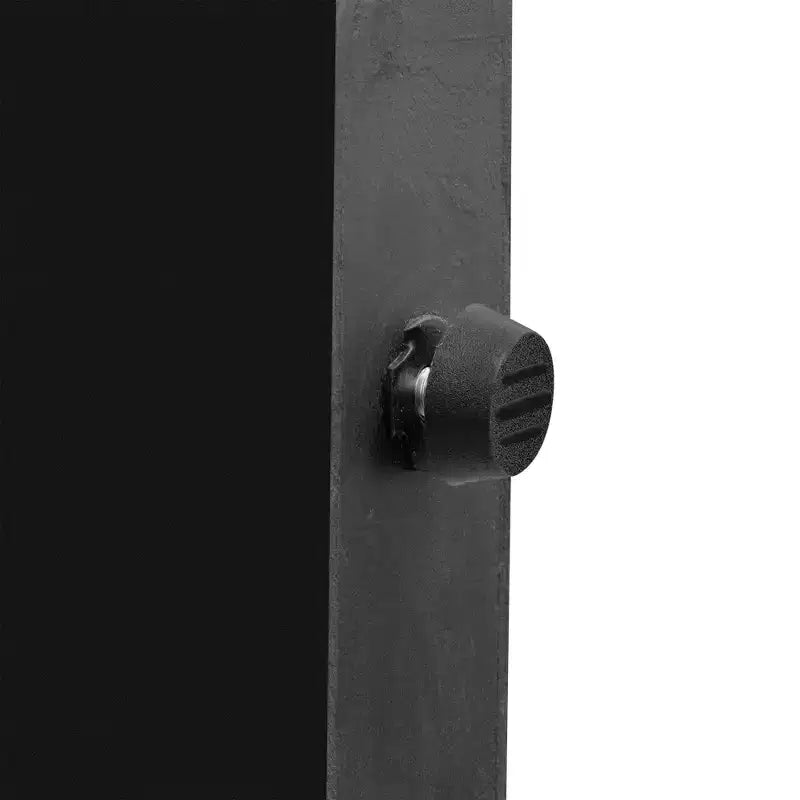 Tavolino Art Déco dal Design Curvo – Nero Antico per Soggiorno