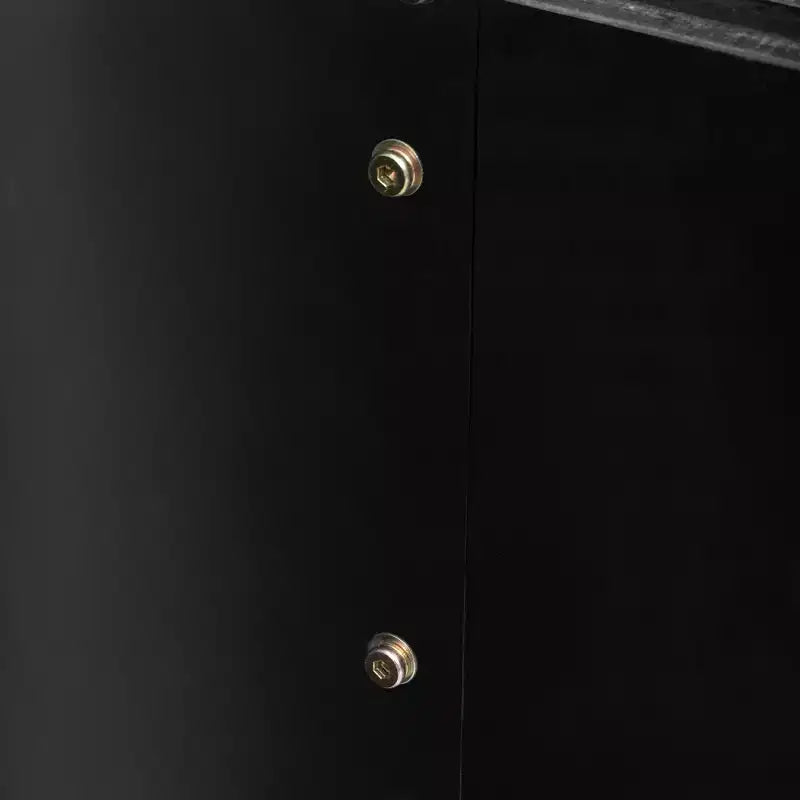 Tavolino Art Déco dal Design Curvo – Nero Antico per Soggiorno