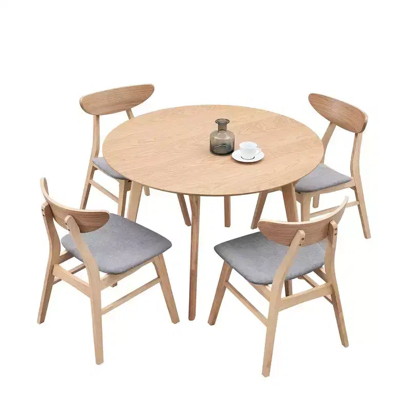 Tavolo da pranzo rotondo in legno da 42" per 4 persone – Cucina e Sala da pranzo
