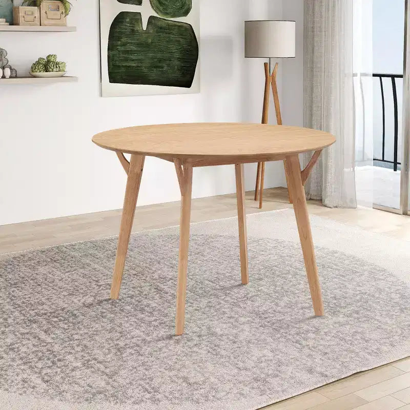 Tavolo da pranzo rotondo in legno da 42" per 4 persone – Cucina e Sala da pranzo