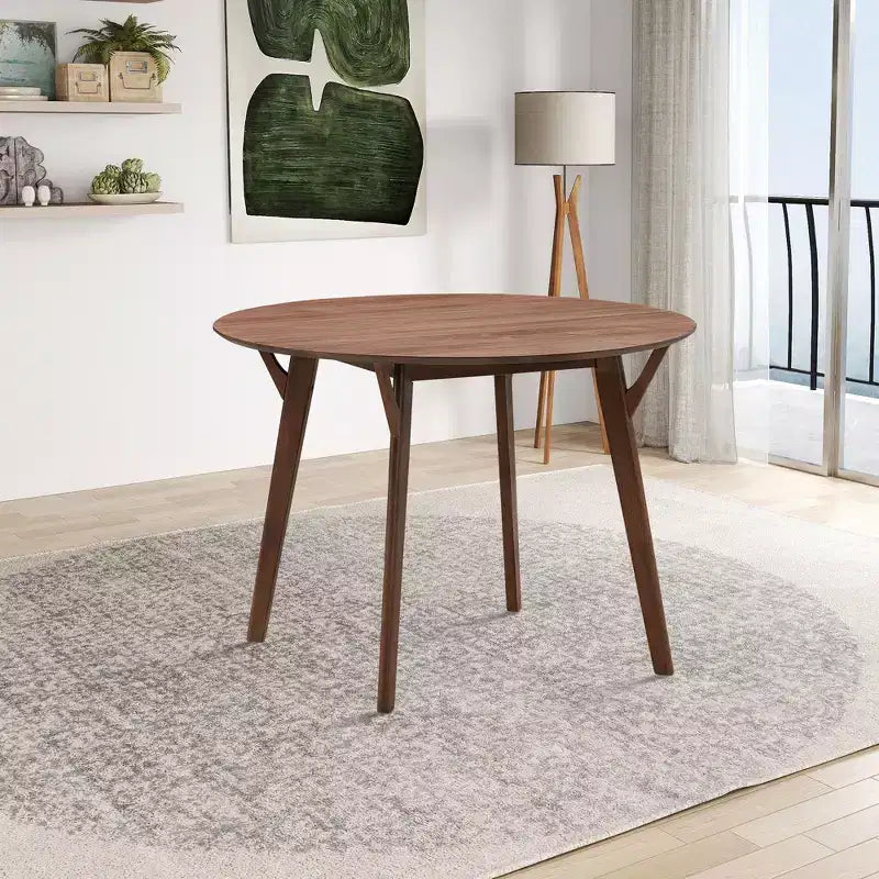 Tavolo da pranzo rotondo in legno da 42" per 4 persone – Cucina e Sala da pranzo